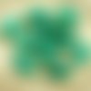 6pcs picasso mat turquoise arc-en-ciel de l'onde plane table ovale coupe sculptée tchèque perles de  sku-30139