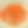 10g orange étoile blanche bordée d'halloween perles de rocaille preciosa cornaline star tchèque de e sku-30159