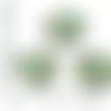 8pcs tchèque vert turquoise patine antique ton argent de pâques oeuf de poule poulet oiseau animal c sku-34024