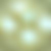 2pcs picasso opaque blanc brun plat rond 8edge fenêtre de la table de coupe pièce de verre tchèque p sku-28871