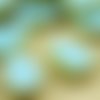 4pcs picasso brun opaque lumière bleu turquoise plat en forme de larme de la fenêtre de la table de  sku-32580