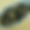 100pcs metallic or noir opaque demi tour druk verre tchèque pressé perles de petite entretoise de 4m sku-31189