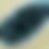 100pcs opaque jet noir métallique abricot moyen dichroïque vitrail du lustre demi-rond à facettes fe sku-33430