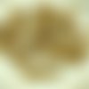 80pcs picasso opaque beige extra petit verre tchèque poignard perles de plat de feuille de 2 5 mm x  sku-28595