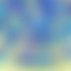 40pcs cristal bleu violet arc-en-ciel clair ronde à facettes feu poli entretoise de verre tchèque pe sku-33294