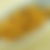100pcs mat or briller en or jaune ronde druk verre tchèque pressé perles de petite entretoise de 4mm sku-31066