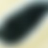 100pcs opaque noir de jais halloween ronde à facettes feu poli petite entretoise de verre tchèque pe sku-33060