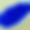 100pcs opaque profond bleu cobalt foncé rond à facettes feu poli petite entretoise de verre tchèque  sku-33002