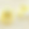 1pc à la main le verre tchèque bouton blanc jaune rouge bébé ours en peluche taille 6 13 5 mm sku-37622