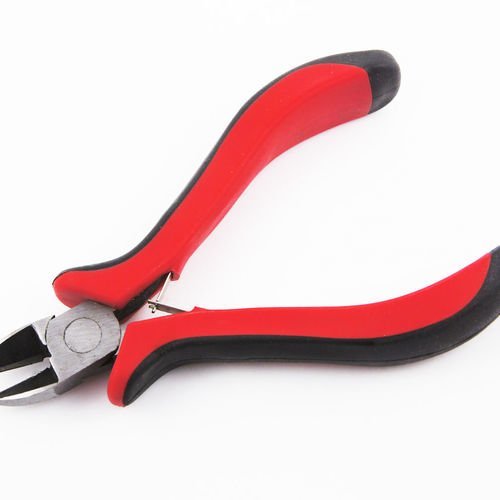 1pc noir rouge pinces coupe-fil bijoux outils de prise de 109mm x 91mm sku-38055