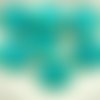 4pcs picasso opaque brun vert rustique fenêtre libellule table de découpe à plat pièce ronde verre t sku-28844