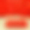 50pcs opaque rouge corail petit poignard à plat de feuille d'halloween tchèque perles de verre 11 mm sku-32784