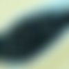 100pcs opaque jet noir gris métallique demi-rond à facettes feu poli petite entretoise de verre tchè sku-33041