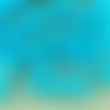 40pcs opaque turquoise bleu bébé ronde à facettes feu poli entretoise de verre tchèque perles de 6mm sku-33188