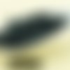 100pcs mat opaque noir de jais halloween ronde druk entretoise de semences de verre tchèque perles d sku-33717