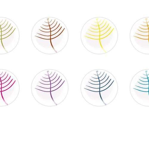 12pcs x 12mm main ronde verre tchèque en forme de dôme cabochons fleurs 176 s7t143 sku-25730