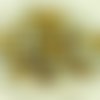 60pcs cristal de topaze en or jaune demi-verre tchèque disque rondelle perles solo plat espaceur un  sku-27364