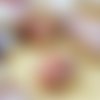4pcs picasso brun agate rouge bleu blanc mélange de plats ronds 8edge fenêtre de la table de découpe sku-32595