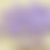 60pcs nacré lilas pourpre violet cotton candy le plus petit champignon bouton tchèque perles de verr sku-31077