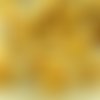 12pcs picasso blanc marron verre tchèque grande cloche de la fleur de perles de lys de la vallée de  sku-31154