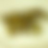 Picasso jaune brun verre tchèque grande cloche de la fleur de perles de lys de la vallée de la de bo sku-26838