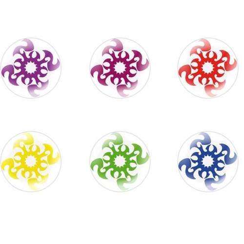 6pcs x 25mm à la main rond en forme de dôme verre tchèque en de cabochon modèles 111 s1t109 sku-23849