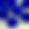 4pcs picasso brun opaque bleu foncé plat rond 8edge fenêtre de la table de découpe de pièce de monna sku-34362