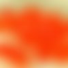 20pcs cristal de la jacinthe d'orange clair halloween plat agité carré puce rondelle de verre tchèqu sku-30685