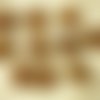 12pcs picasso beige marron tchèque en verre de feuille d'érable perles sculptées 13mm x 11mm sku-28661