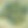 20pcs mat rustique or gravées arc-en-ciel de la californie verre tchèque ronde à facettes feu poli p sku-27107