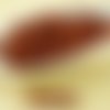 100pcs opaque brun chocolat ronde verre tchèque perles de petite entretoise de graines de rocailles  sku-31663