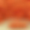 40pcs d'or brillent orange nacré halloween plat briques rectangle de la barre 2 deux trou de verre t sku-32422