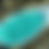 20g opaque turquoise 2 coupe tchèque tube de verre de semences de perles de preciosa de style rocail sku-26003