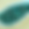 100pcs opaque turquoise green en terre cuite bronze ronde à facettes feu poli entretoise tchèque per sku-34522