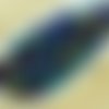 100pcs métallique iris bleu rond druk entretoise de semences de verre tchèque perles de 4mm sku-35639