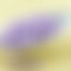 100pcs nacré lilas pourpre violet cotton candy round druk entretoise de semences de verre tchèque pe sku-33840