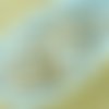 100pcs blanc albâtre opale jaune miel lustre demi-rond à facettes feu poli petite entretoise de verr sku-33008