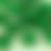 8pcs picasso marron soie vert émeraude opale de table de fleurs coupées plat pièce de verre tchèque  sku-32961