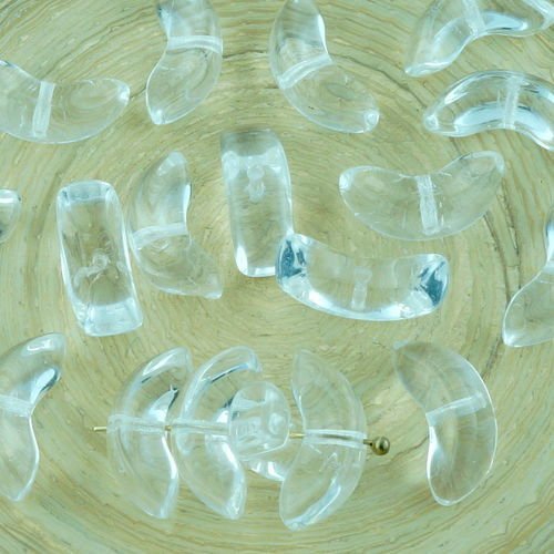 14pcs cristalline de grandes ailes d'ange de pâques entretoise tchèque perles de verre de 15mm sku-32980