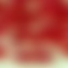 40pcs cristal rouge rubis clair ronde à facettes feu poli entretoise de verre tchèque perles de 6mm sku-33272