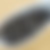 100pcs picasso argent noir opaque violet améthyste ronde à facettes feu poli petite entretoise tchèq sku-33452