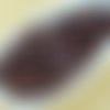 100pcs nébuleuse pourpre opaque brun chocolat ronde à facettes feu poli petite entretoise de verre t sku-33073
