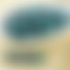 40pcs nouvelle finition nébuleuse opaque turquoise style de noël ronde druk verre tchèque pressé per sku-28831