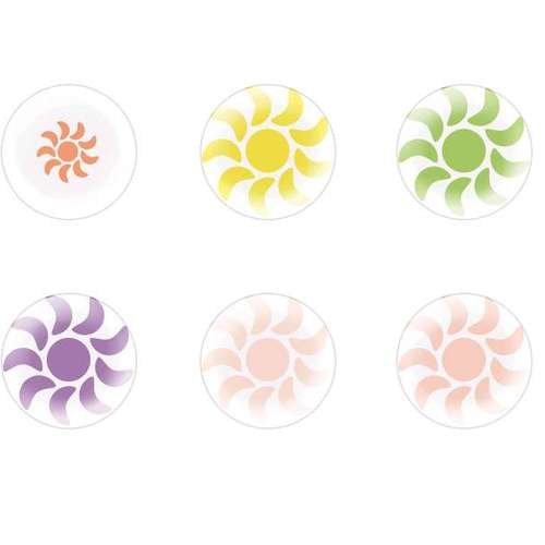 6pcs x 25mm main ronde verre tchèque en forme de dôme cabochons fleurs 108 s1t149 sku-22701