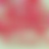 50pcs pastel perle de lumière rouge corail grand demi-pincée triangle entretoise tchèque perles de v sku-32174