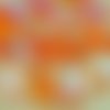 14pcs crystal orange jacinthe d'ab de la moitié de l'halloween de grandes ailes d'ange de pâques ent sku-32973