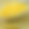 100pcs mat de soie jaune ronde à facettes feu poli verre tchèque perles de petit écarteur 3mm sku-31840