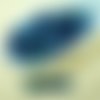100pcs mat bleu arc-en-ciel de l'iris ronde à facettes feu poli verre tchèque perles de petite entre sku-27268