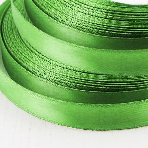 22m de 72 2 ft 24yds rouleau de gazon vert ruban de satin tissu artisanaux décoratifs de mariage kan sku-38125