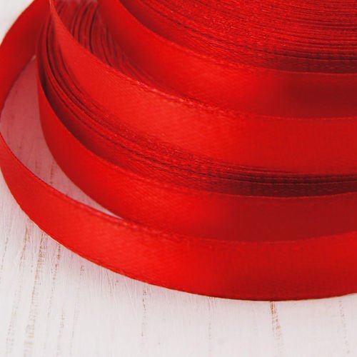 22m de 72 2 ft 24yds rouleau de ruban de satin rouge de l'artisanat de tissu décoratif de mariage ka sku-38106